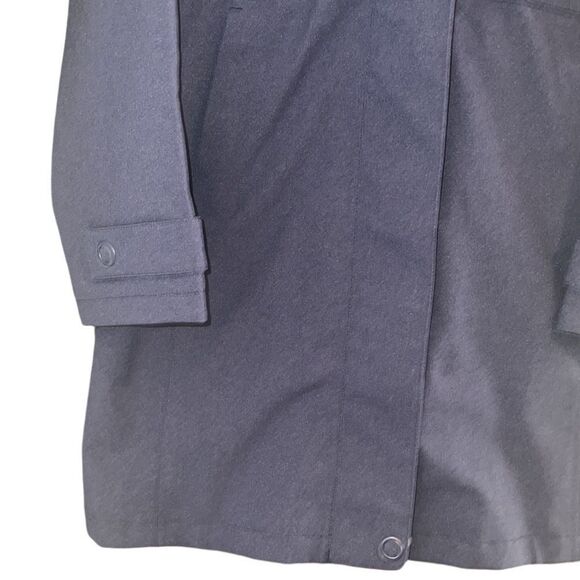 Merrell Opti-shell Navy Blue Front Pockets Snap Zip Closure Coat Size Large - Picture 3 of 14